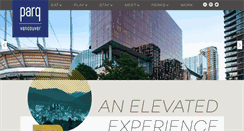 Desktop Screenshot of parqvancouver.com